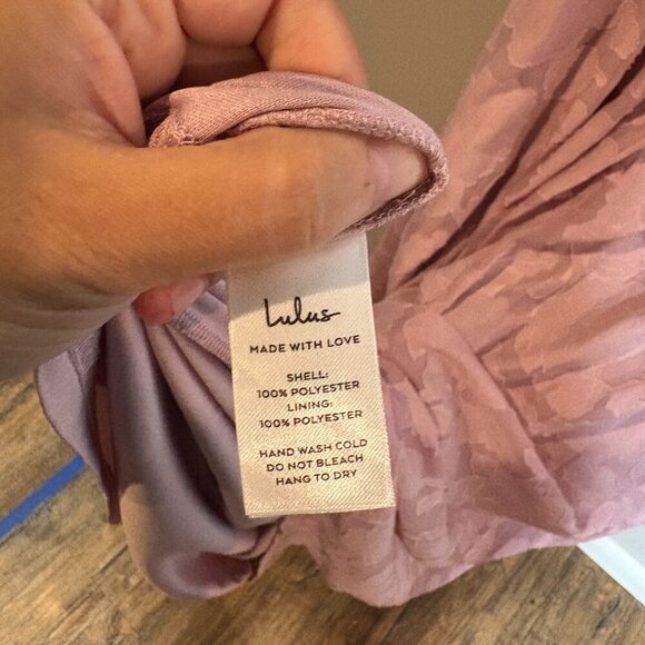 Lulu's Love and Beyond Mauve Pink Burnout Floral Maxi Dress - Picture 6 of 6